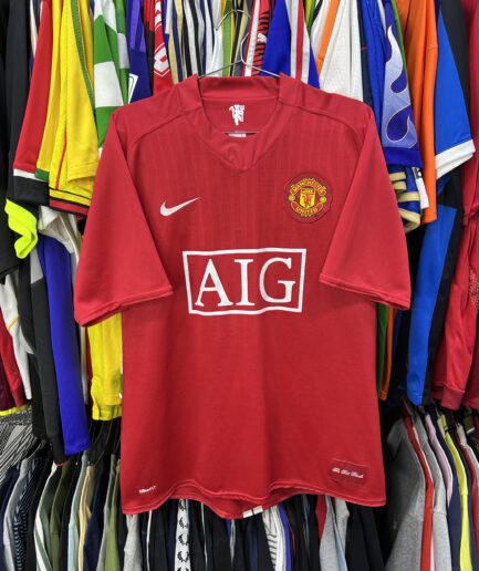 ( L ) Manchester United 2007-08 Home Kit