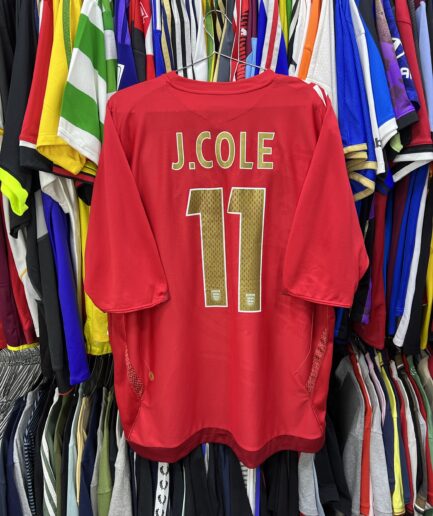( 2XL ) ( J.COLE ) England 2006-08 Away Kit