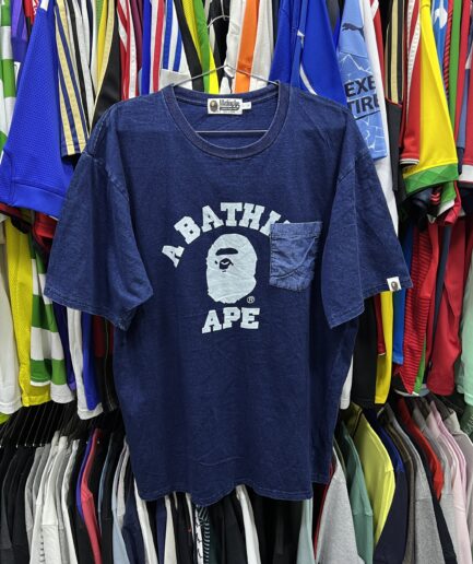 ( L ) Bape Denim Tee