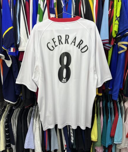 ( 2XL ) ( GERRARD ) Liverpool 2005-06 Away Kit